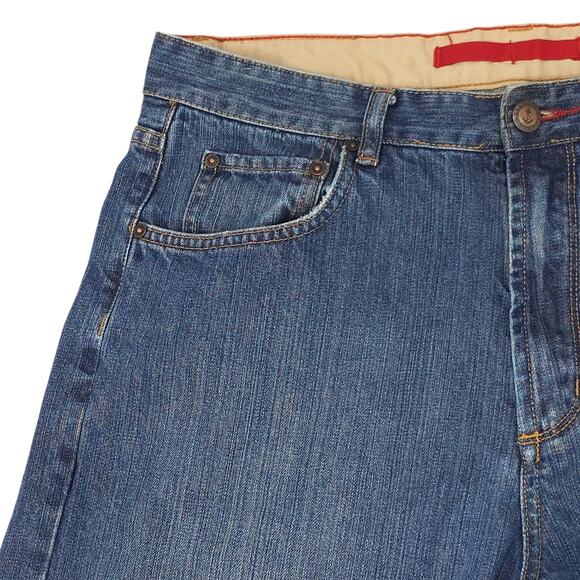 Nautica Jeans Mens 34x32 Blue Straight Leg Relax Fit Classic Denim Cotton - Picture 3 of 13